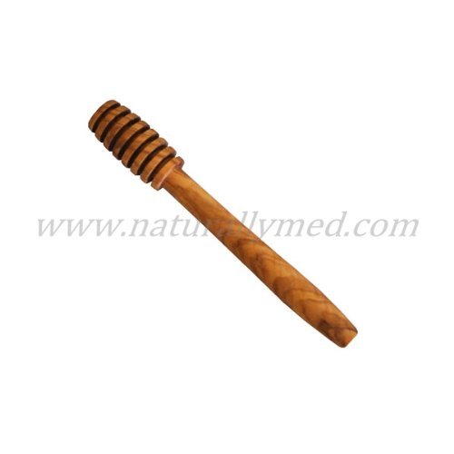 Naturally Med Olive Wood Honey Dipper/Drizzlier