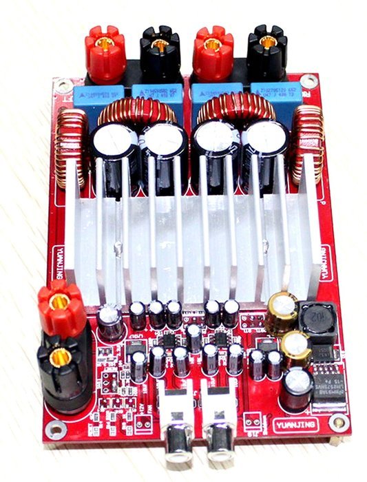 YJ Assembled TAS5630+OPA163 High Power Class D Digital Amplifier Board 300W+300W 4ohm N3