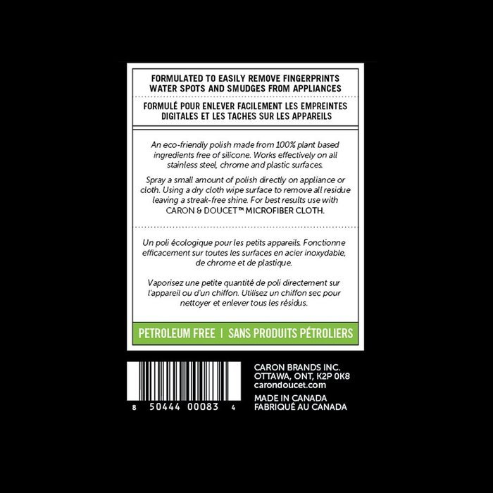 Caron & Doucet - Small Appliance Polish Bundle - 100% Plant Based Polish For Coffee, Expresso, Slow Cookers, Toaster... N5
