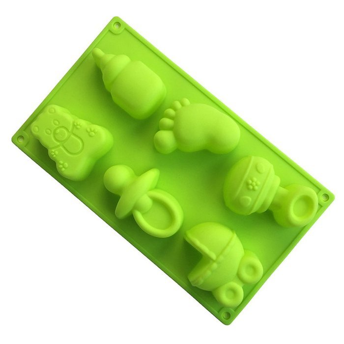 Luckygirls Different Shaped Silicone Non Stick Jelly Candy Baking Mould for Chocolate Candy-Cartoons, Characters... N38