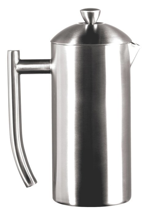Frieling USA Double Wall Stainless Steel French Press Coffee Maker with Patented Dual Screen in Frustration Free... N20