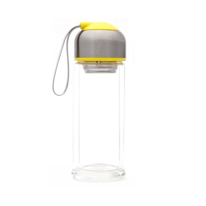 Tea Infuser Travel Mug and Pumeli Mint Green Tea Set N2