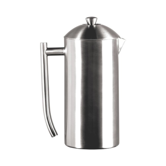 Frieling USA Double Wall Stainless Steel French Press Coffee Maker with Patented Dual Screen in Frustration Free... N22