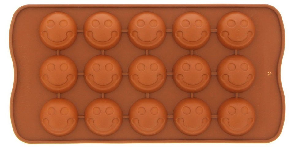 Le Juvo Chocolate Silicone Molds - Happy Faces, Figures, Fuits, Kids Toys, 4 Piece N6