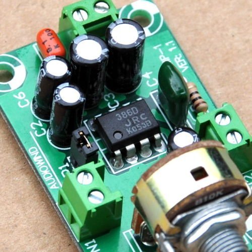 Electronics-Salon Battery Supply Audio Mono Amplifier Kit, NJM386D, LM386 N3