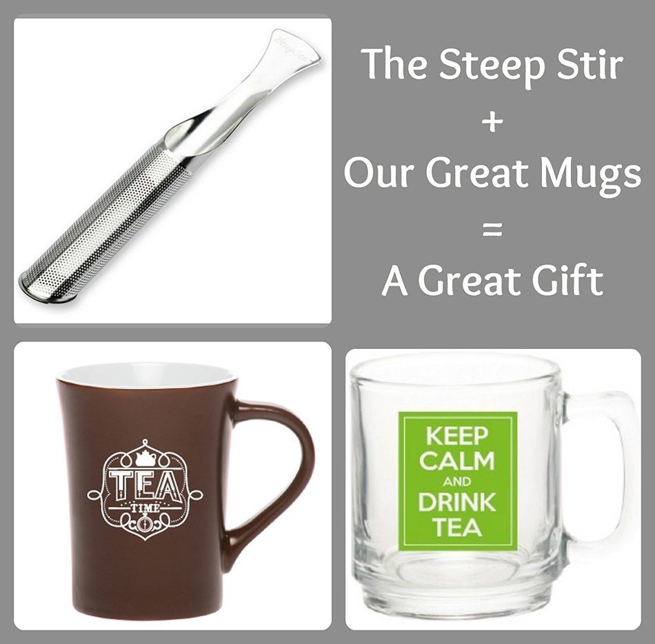 The Most Amazing Tea Infuser - The Steep Stir! Premium Tea Infuser - Tea Strainer - Tea Steeper - Best Portable... N2