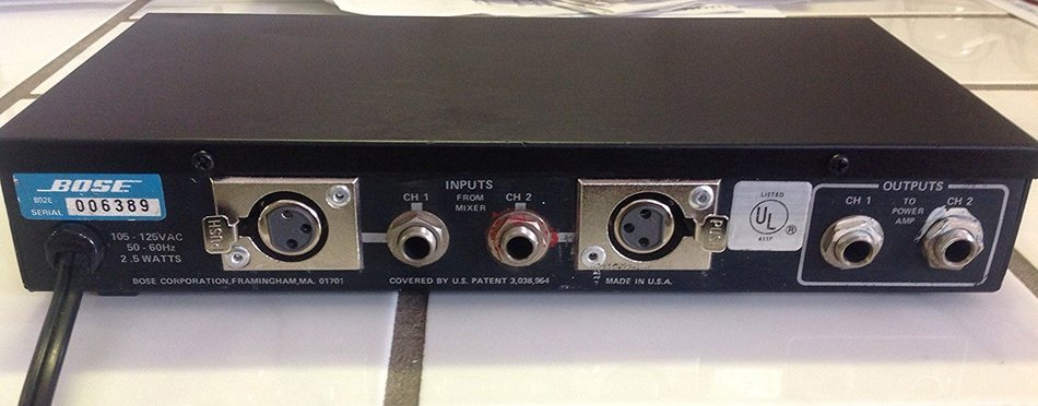 BOSE ACTIVE EQUALIZER 802-E N3
