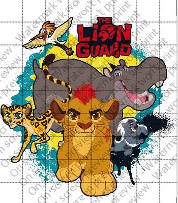 The Lion Guard Licensed Edible Cake Topper #42532