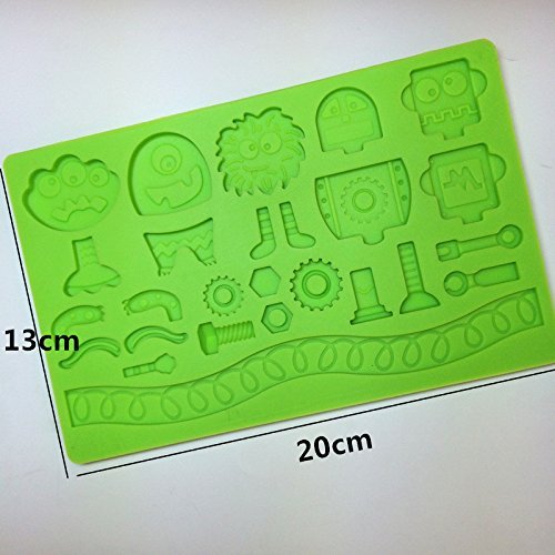 Anyana 3d Toy Story Cupcake Decorating Mold Silicone Mould Fondant Chocolate Bakeware N2