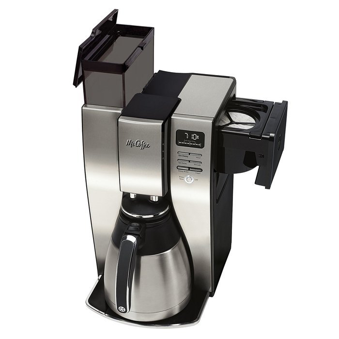 Mr. Coffee 10 Cup Optimal Brew Thermal Coffee Maker, Stainless Steel, PSTX95 N4