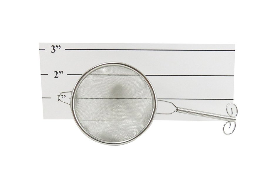 Stainless Steel Tea Strainer Long Handled 6 3/4" x 3" N2