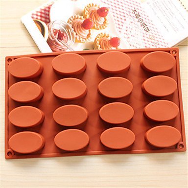 Sher Bakeware Oval Baking Molds Chocolate Mold Cookies Mold Ice Mold N3