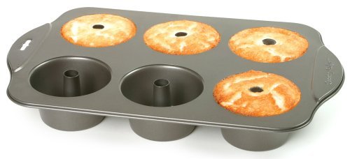 Norpro 3975 Nonstick 6 Cup Mini Angel Food Bundt Cake Kitchen Baking Bake Pan