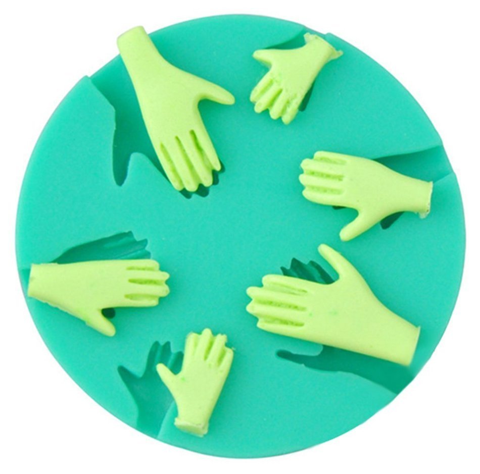 BleuMoo DIY Silicone Palm Shape Cake Decorating Mold Sugarcraft Fondant Mould Tools N5
