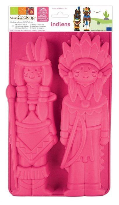 ScrapCooking Silicone Indians Mold