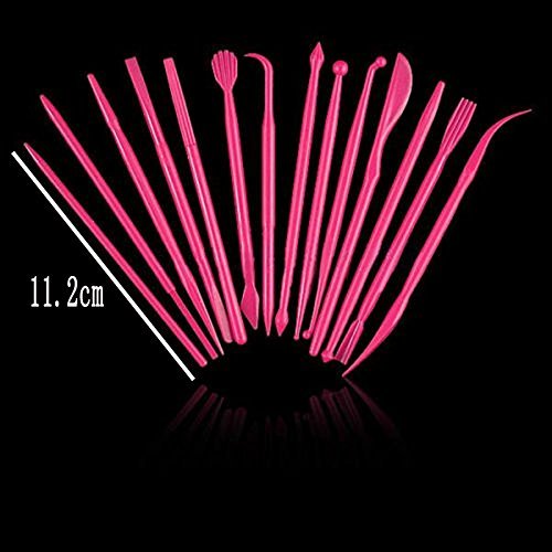 Generic 14Pcs Baking Tool Plastic Cookie Cake Decorating Sugarcraft Mold Paste Cutter Mould N3
