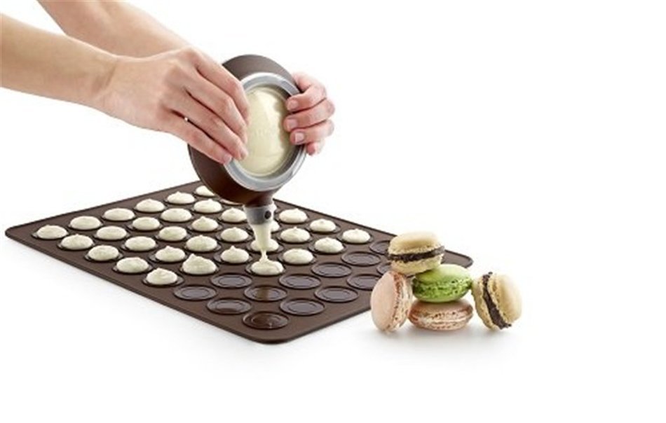 Yunko Macaron Macaroon Baking Sheet Mat Muffin DIY Chocolate Cookie Mould Mode - 48 Capacity N2