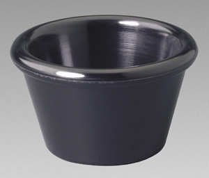 Gessner Smooth Ramekin Black 3 oz (Case of 12)