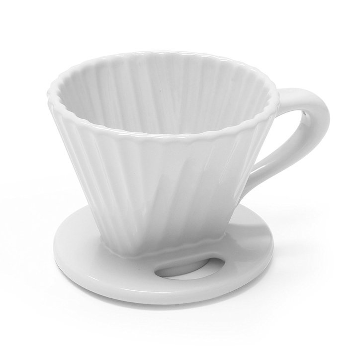 Chantal Lotus Ceramic 8 oz. Filter, Semi-Gloss White