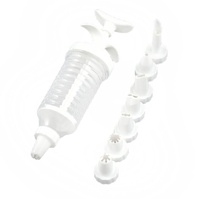 Generic Icing Cake Decorating Tool Set Piping Syringe Modelling Tools + 8 Pcs Nozzles N5