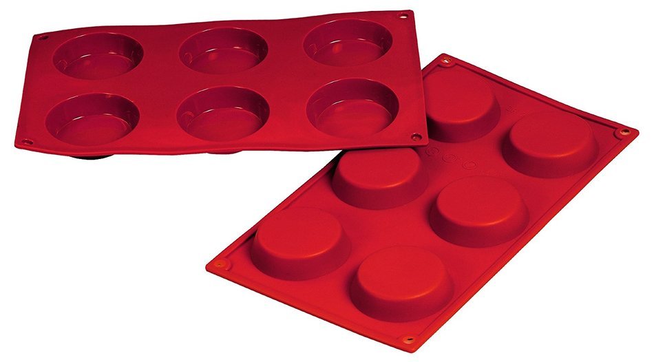Fat Daddio's Silicone Bakeware Flan, 2.43 Ounces