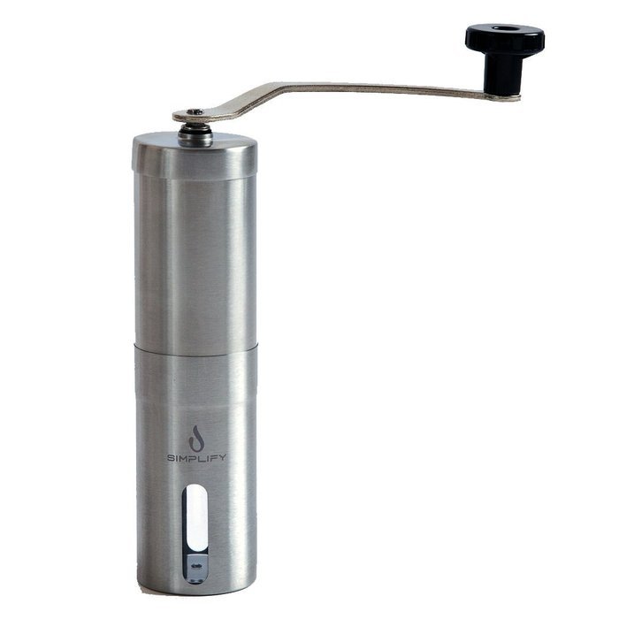 Manual Coffee Grinder for Travel | Portable Handheld Stainless Steel Grinder with Ceramic Conical Burr Mill for... N4