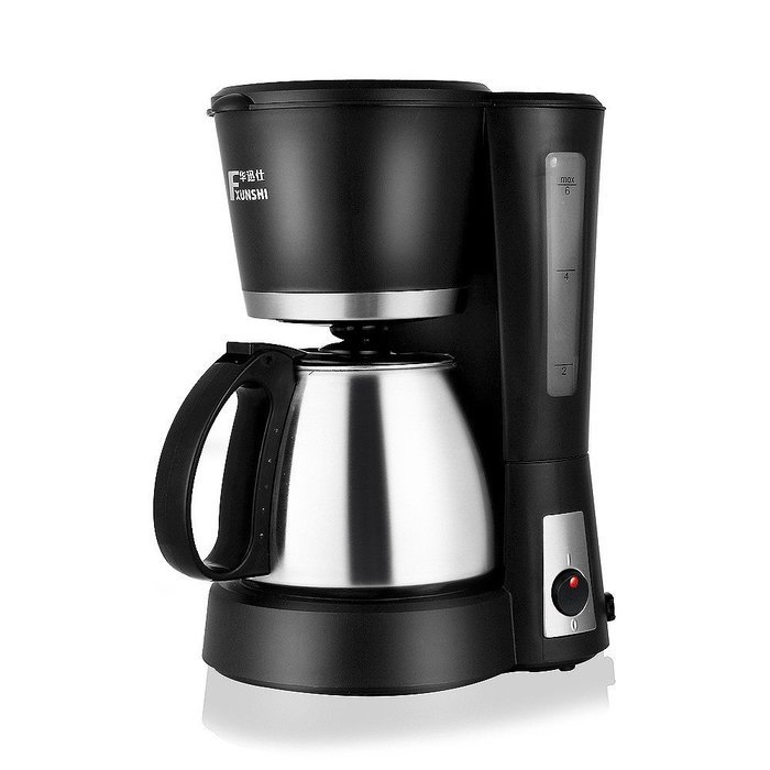 Royal- MD-210S American Style Fully Automatic Drip Coffee Machine Anti-dry Thermal Insulation Coffee Pot 0.6L N5