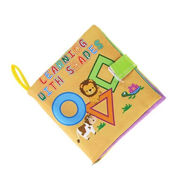 Picture Cognize Book，BeautyVan Soft New Cloth Baby Intelligence Development Learn Picture Cognize Book (A) N7
