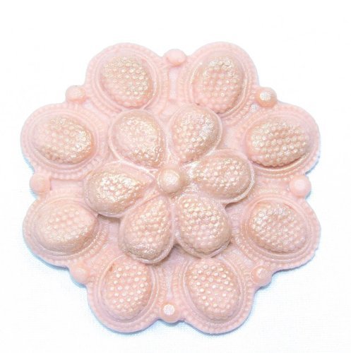 Oasis Supply Large Medallion Flower Mold, Silicone N4