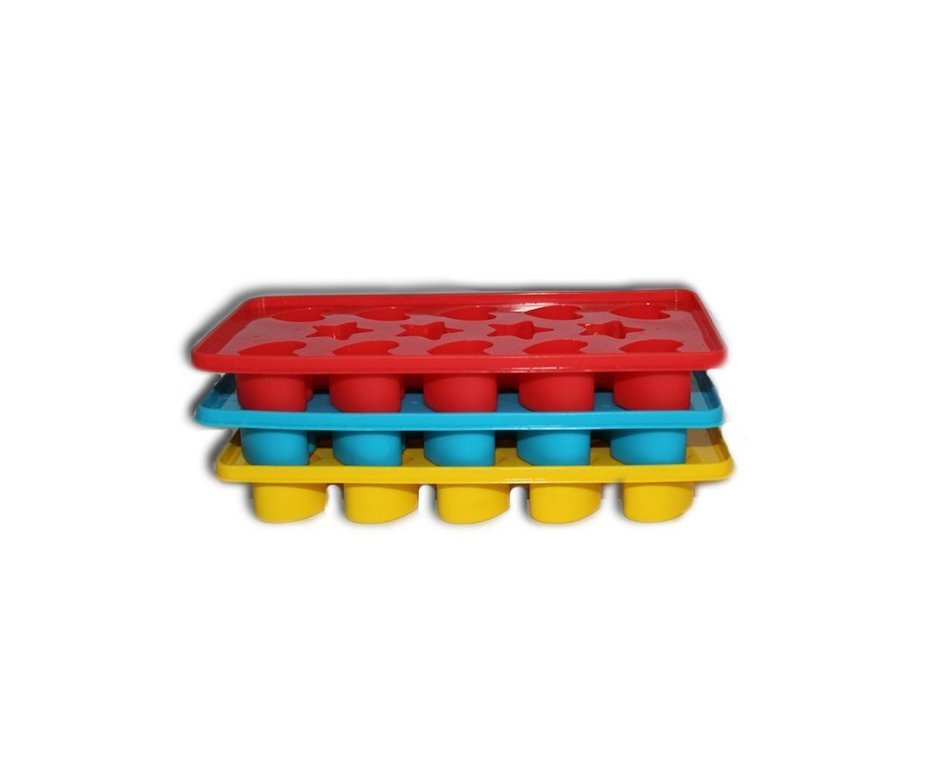 EasyWithRose Premium Silicone Candy Molds & Silicone Ice Trays &ndash; Set of 3 Stars & Hearts Molds &ndash; Bonus Ebook for... N3