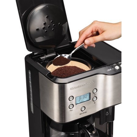 Hamilton Beach 12-Cup Coffeemaker with Hot Water Dispensing and 2-hour Automatic Shutoff N6
