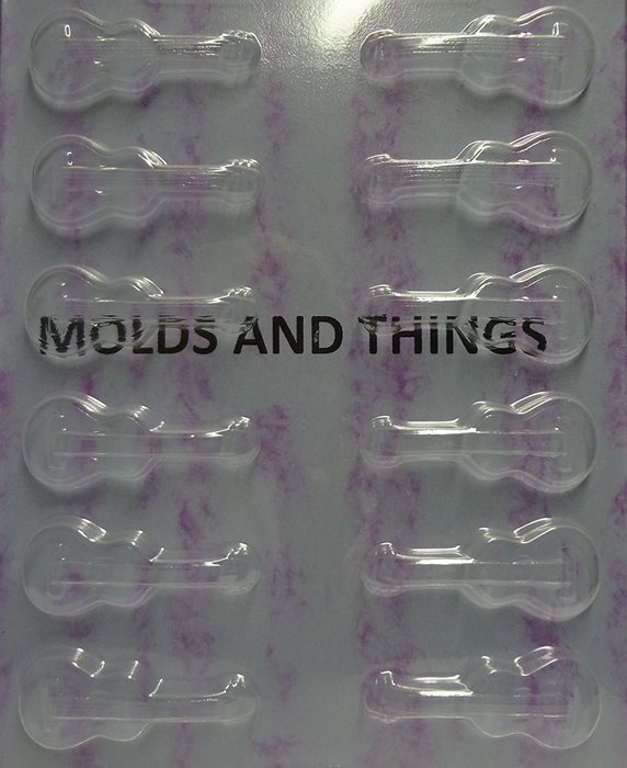GUITAR PIECES Chocolate Candy Mold With &copy; Candy Making Instruction -set of 3