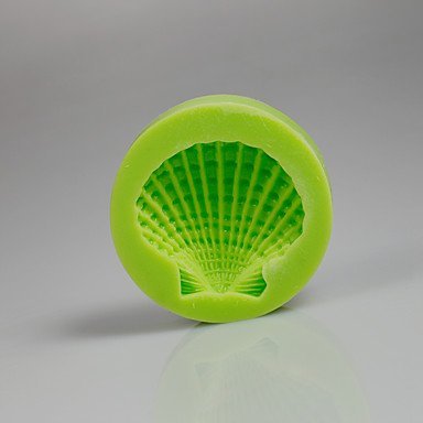 Y&XL&H Summer Beach Sea Shells CupCake Decoration Silicone Mold Sugarcraft Tools Polymer Clay Chocolate Candy...