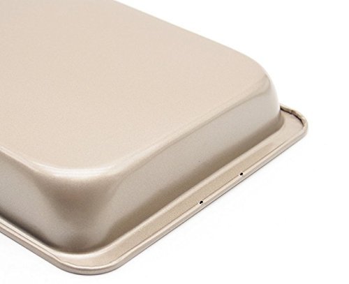 Astra shop Preferred Non-stick Rectangular Cake Pan Roasting Baking Tray, 12" X 7"