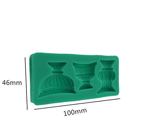 Anyana Wedding Vintage Fondant Silicone Mold Cake Decorating Pot Urn Chocolate Soap Wilton Mould Kitchen Accessories...