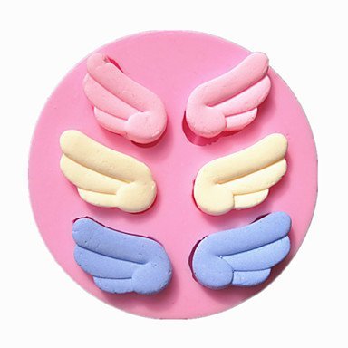 Y&XL&H Cartoon Angel Wings Fondant Cake Molds Chocolate Mould For The Kitchen Baking For Sugar Candy