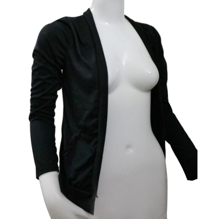 Women's Outwear,Laimeng Long Sleeve Skull Backless Top Coat Jacket Outwear (S, Black)