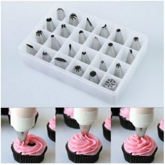 Prettysell&reg; Diversity Pastry Icing Piping Bag Nozzle Tips Fondant Chocolate Cake Sugar Craft Tool Decorating Pen... N5
