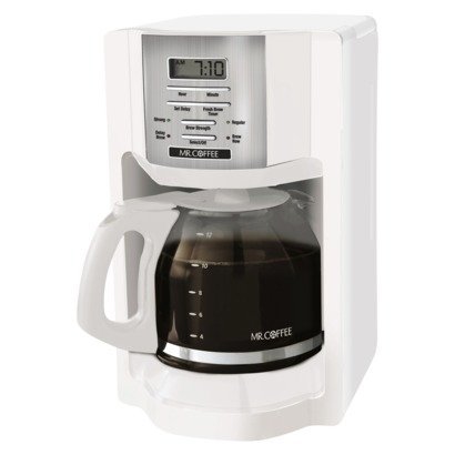 Mr Coffee&Acirc;&reg; White 12-Cup Programmable Coffeemaker