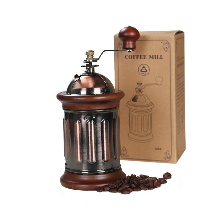 ASAPS Vintage Coffee Grinder (Black+White) N12