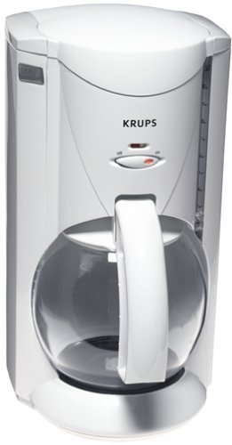 Krups 466-71 Crystal Aroma Plus Coffeemaker, White, DISCONTINUED N2