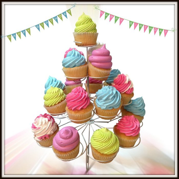 Cupcake Decorating Tip Set by Love2bake - Classic Extra Large Stainless Steel Decorating Tips - Closed Star -... N6
