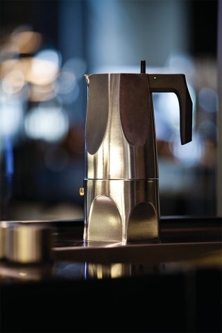 Alessi Ossidiana Espresso Coffee Maker (3 Cup) N4