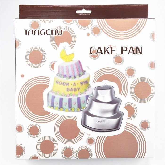 TANGCHU Aluminum Alloy Sunflower Shape Cake Pan Cake Decorating Tools 10.63*1.96inch Silver