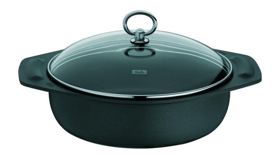 Fissler Country Round Roaster, Black, 4.2 Quarts