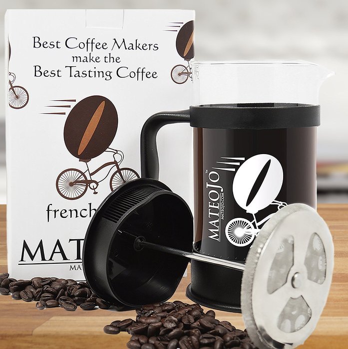 French Press Coffee and Tea Maker - Press Pot - Cafetiere - Carafe and Plunger - 34 Oz by MateoJo &hellip; N7