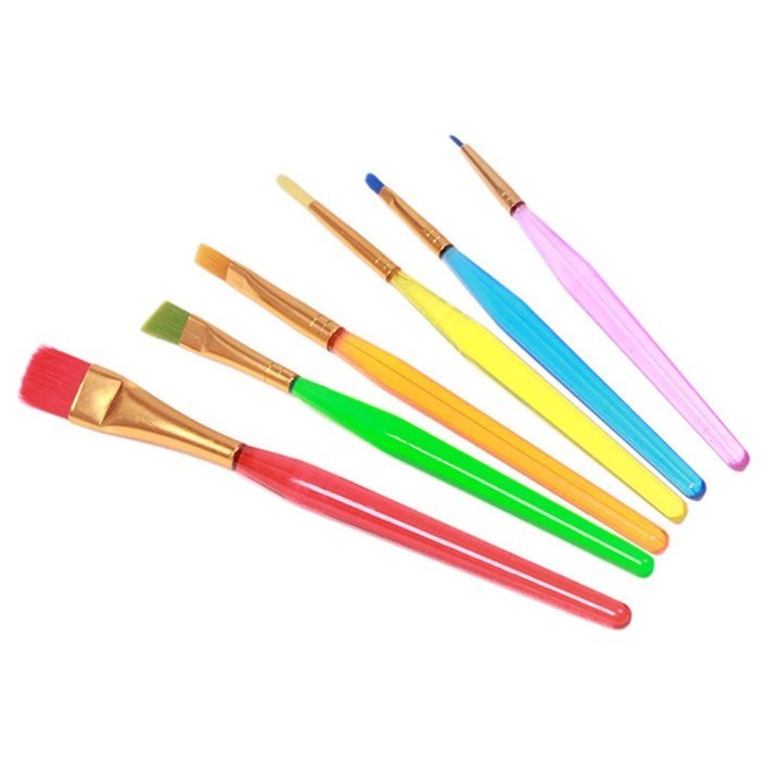 EH-LIFE 6 Pcs Candy Cake Icing Decorating Brush Set Fondant Sugarcraft Decor Tools N3