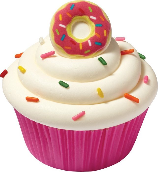 Wilton 710-6009 12 Count Donut Icing Decorations, Assorted N2