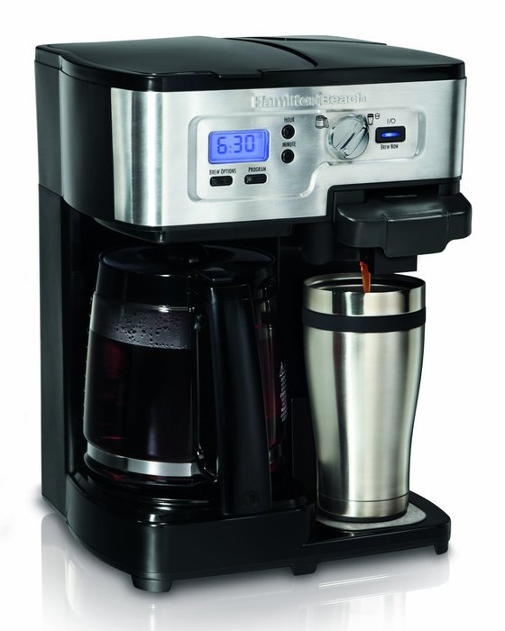 Hamilton Beach FlexBrew 49983A Single Serve / Full Pot Coffee Maker N13