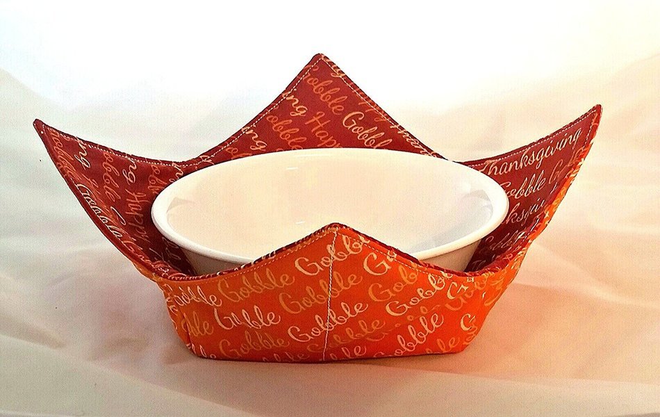Microwave Bowl Cozy Thanksgiving/Gobble Gobble